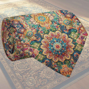Luxury Persian Designer Style   Faux Silk Neck Tie
