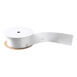 Luxury Personalised Wedding Favour Ribbon Satin Ribbon