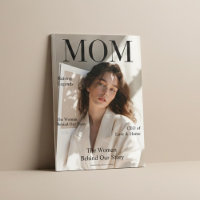 Luxury Personalized Mom Magazine Cover This elegan