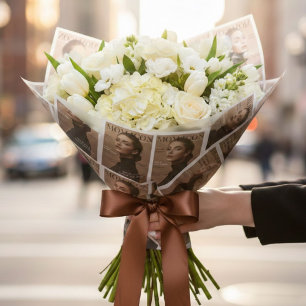 Luxury Personalized Mom Photo Custom  Wrapping Paper