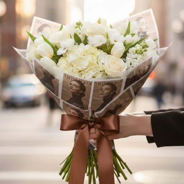 Luxury Personalized Mom Photo Custom  Wrapping Paper (Creator Uploaded)