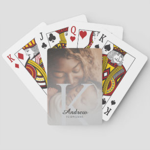Luxury Personalized Poker Style Design with Photo Playing Cards