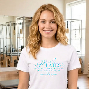Luxury Pilates The Core Principles Blue Tri-Blend Shirt