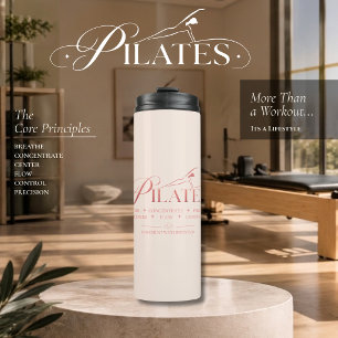 Luxury Pilates The Core Principles Rose Thermal Tumbler