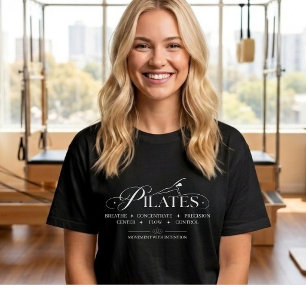 Luxury Pilates The Core Principles White T-Shirt