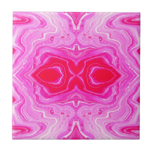 Luxury Pink Marble Wall Decor   Chic Marble Effect Tile