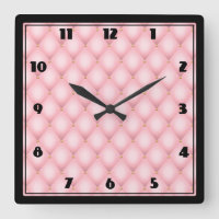 Luxury Pink Tufted Diamond Pattern