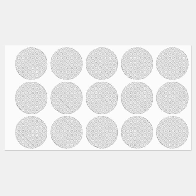 Luxury Pinstripe Custom Label Sticker (Sheet)