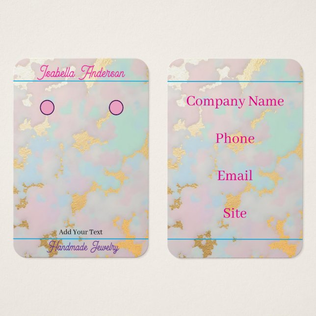 Luxury Popular Blush Pink Mint Gold Collection (Front & Back)