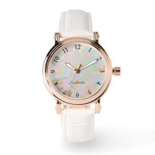 Luxury Popular Blush Pink Mint Gold Collection Watch
