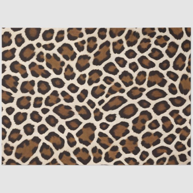 Luxury Popular White Leopard Elegant Collection Tissue Paper (Front)
