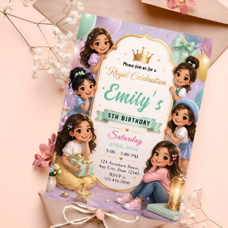 Luxury Princess Party Invitation