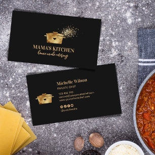 Luxury Professional Personal Chef Catering Cook Business Card