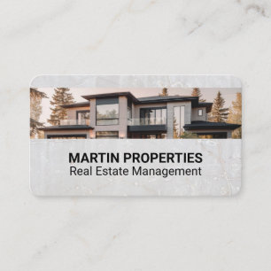 Luxury Property Investment Rentals Business Card