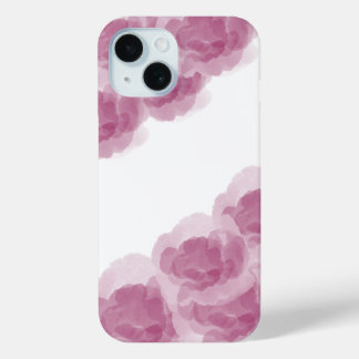 Luxury Purple Wine Magic Rose Colour Abstract Art iPhone 15 Case