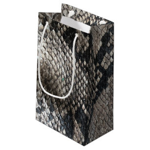 Luxury Python Snake Skin - Rich Elegant Fashion Small Gift Bag