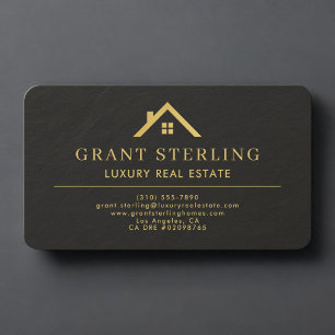 Luxury Real Estate Agent Business Card