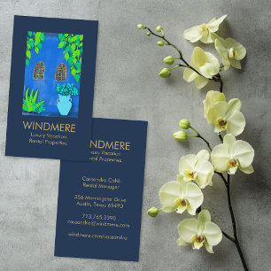 Luxury Real Estate Agent Realtor Property Manager Business Card