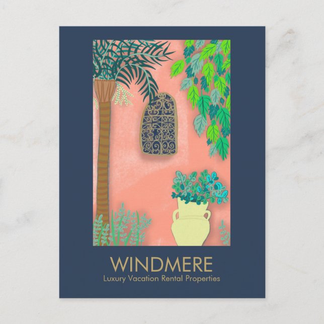 Luxury Real Estate Agent Realtor Property Manager  Postcard (Front)