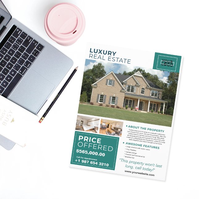 Luxury Real Estate Custom Marketing Flyer (Creator Uploaded)
