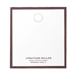 Luxury Real Estate Notepad