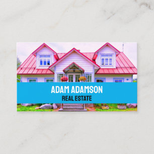 Luxury Real Estate (QR Code) Best House Realtor Business Card