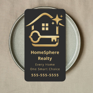 Luxury Realtor Design Real Estate Agent Broker Business Card