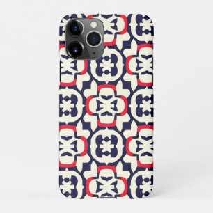 Luxury Red White and Blue iPhone 11Pro Case