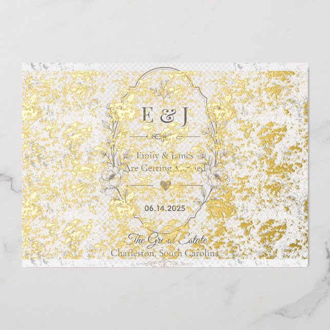 Luxury Romantic Wedding Celebration Design (Front)