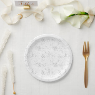 Luxury Romantic Wedding Celebration Design Paper Plate
