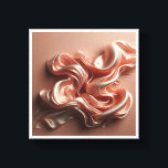 Luxury Rose Gold Silk Flow - Elegant Liquid Satin Canvas Print<br><div class="desc">A stunning abstract representation of flowing silk in a sophisticated rose gold and blush palette. Featuring graceful, fluid folds with a soft metallic shimmer, this piece captures the essence of high-end textile art. Ideal for creating a romantic and serene atmosphere in bedrooms, luxury dressing rooms, or modern minimalist interiors.</div>
