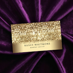 Luxury Royal Gold Glitter Elegant Business Card