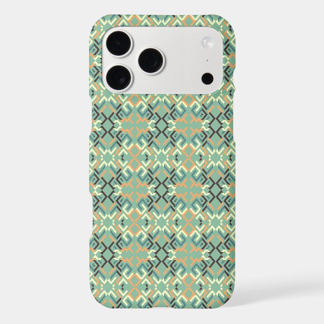 Luxury Sage Green Geometric Tribal Seamless (Back)