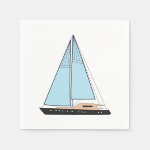 Luxury Sailing Yacht Boat Napkin