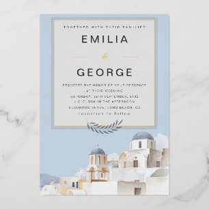 Luxury Santorini Soft Gold Accents