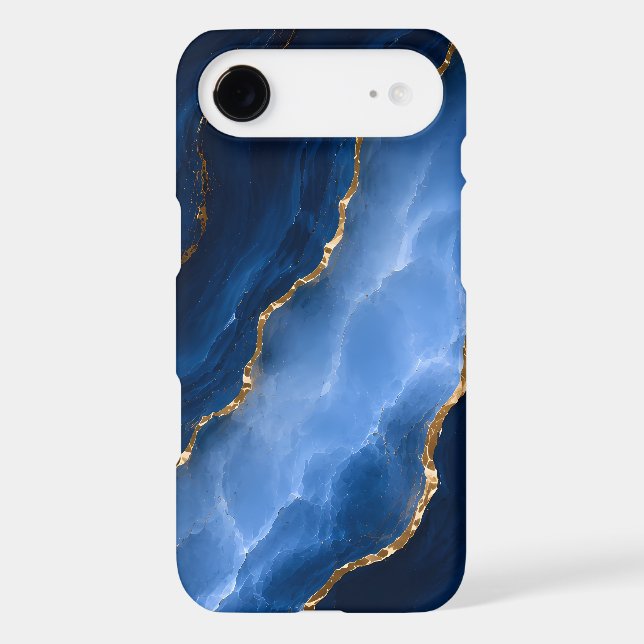 Luxury Sapphire Blue Marble (Back)
