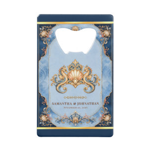 Luxury seahorse beach theme wedding favours