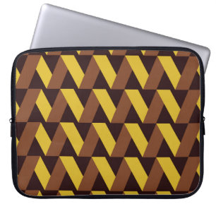 Luxury seamless pattern of zigzag line laptop sleeve