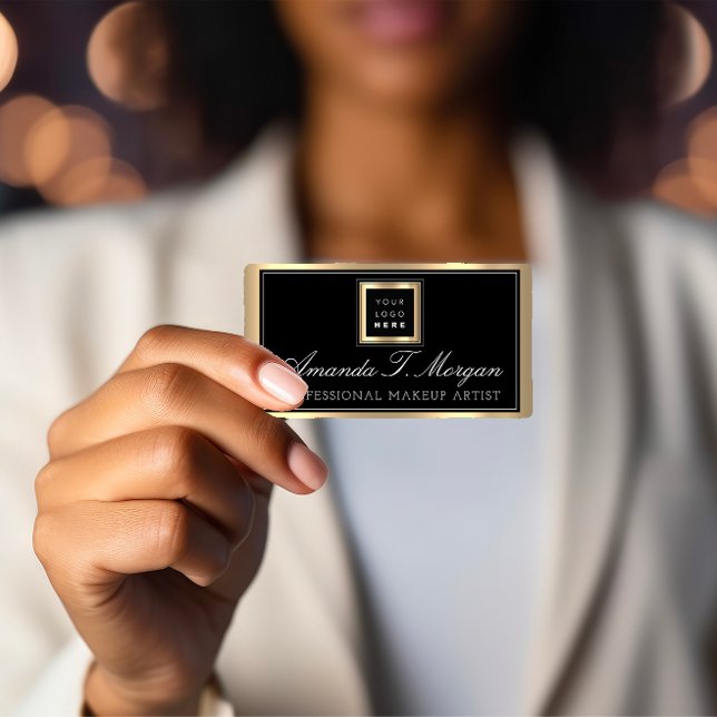 Luxury Services Interior Design Event Planner VIP Business Card (Luxury Monogram Custom Logo Business Card )