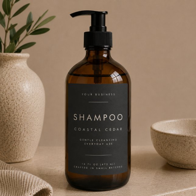 Luxury Shampoo Business Branding Label (Creator Uploaded)