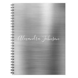 Luxury Silver Foil Professional Girly Notebook