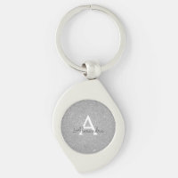 Luxury Silver Glitter & Sparkle Monogram