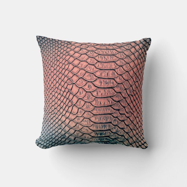 Luxury snake skin texture backgroundtexture,leathe cushion (Front)