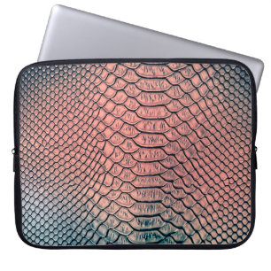 Luxury snake skin texture backgroundtexture,leathe laptop sleeve