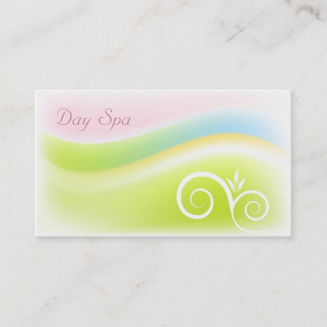 Luxury Spa Business Card (Front)