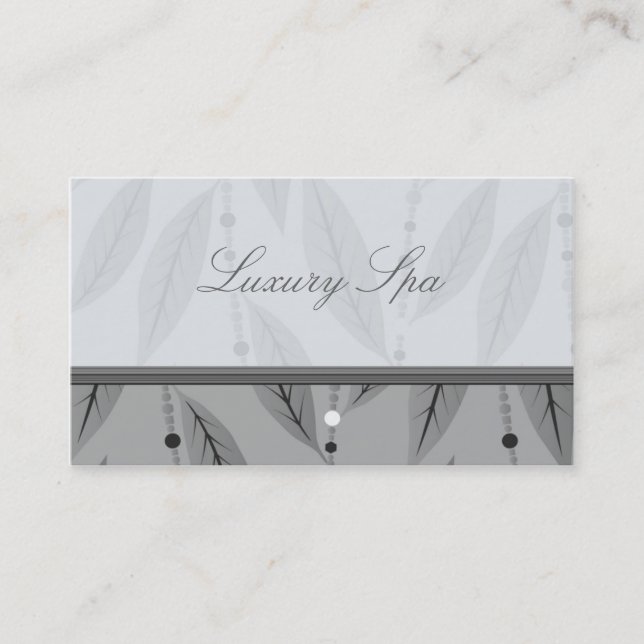 Luxury Spa Business Card (Front)