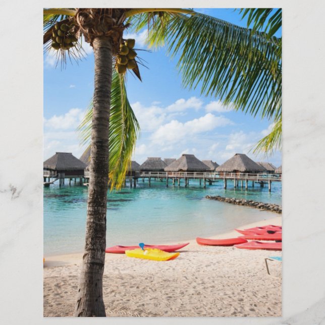 Luxury SPA-resort's beach Flyer (Front)