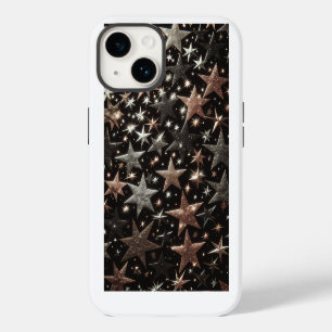 Luxury Sparkling Stars Phone Case - Rose Gold