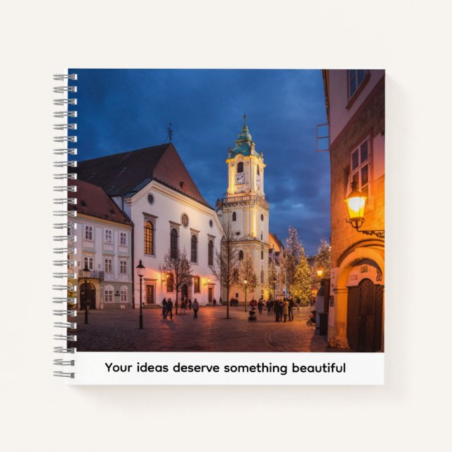 Luxury Spiral Notebook – Elegant & Personalized De (Front)