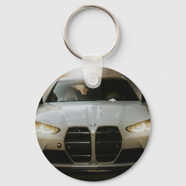 Luxury Sport Car Keychain – Sleek Auto Enthusiast  (Front)
